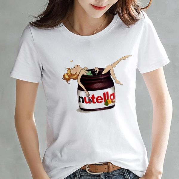 leisure kawaii nutella print t shirt women 90s harajuku fashion t-shirt graphic cute cartoon tshirt korean style tees female, White
leisure kawaii nutella print t shirt women 90s harajuku fashion t-shirt graphic cute cartoon tshirt korean style tees female, White