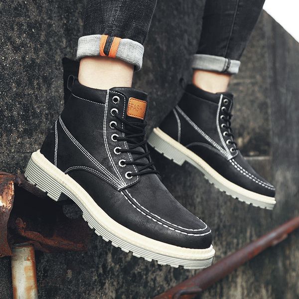 2020 winter male classic wild british wind shoes hight-shoes male tooling fashionable boots ankle boots mid-male boots
2020 winter male classic wild british wind shoes hight-shoes male tooling fashionable boots ankle boots mid-male boots
