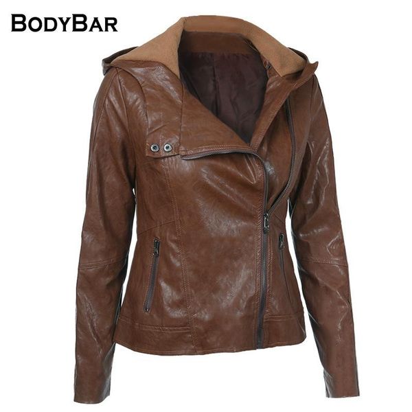 women's jackets winter hooded leather jacket ladies motor brown coat cool zipper pu overcoat girls full sleeves autumn coats clothing 2, Black;brown
women's jackets winter hooded leather jacket ladies motor brown coat cool zipper pu overcoat girls full sleeves autumn coats clothing 2, Black;brown