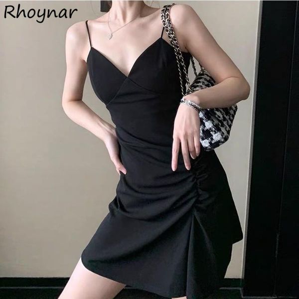 casual dresses sleeveless dress women a-line mini shirring spaghetti summer solid all match vestido ladies stylish basic chic, Black;gray
casual dresses sleeveless dress women a-line mini shirring spaghetti summer solid all match vestido ladies stylish basic chic, Black;gray