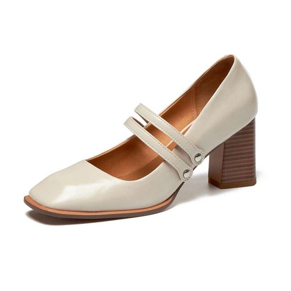 dress shoes 2021 spring handmade split leather square toe high heels british style brand young lady streetwear women pumps, Black
dress shoes 2021 spring handmade split leather square toe high heels british style brand young lady streetwear women pumps, Black