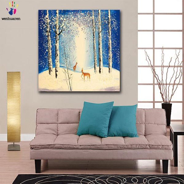 paintings diy colorings pictures by numbers with colors winter snowy forest elk picture drawing painting framed
paintings diy colorings pictures by numbers with colors winter snowy forest elk picture drawing painting framed