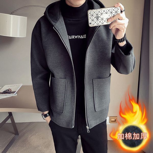 2021 new autumn and winter men's with nood solid casual style men jacket rzb1, Black;brown
2021 new autumn and winter men's with nood solid casual style men jacket rzb1, Black;brown
