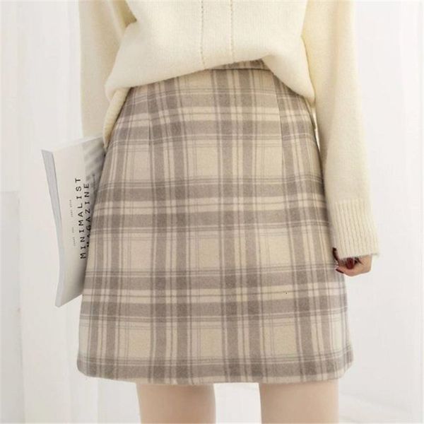 2021 casual women wool plaid japanese harajuku ulzzang vintage high waist a-line female fashion korean kawaii cute skirt qaae, Black
2021 casual women wool plaid japanese harajuku ulzzang vintage high waist a-line female fashion korean kawaii cute skirt qaae, Black