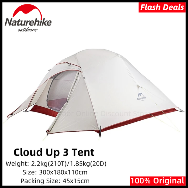 tents and shelters naturehike upgraded cloud up 3 ultralight tent standing 20d fabric camping for person with mat outdoor hiking
tents and shelters naturehike upgraded cloud up 3 ultralight tent standing 20d fabric camping for person with mat outdoor hiking