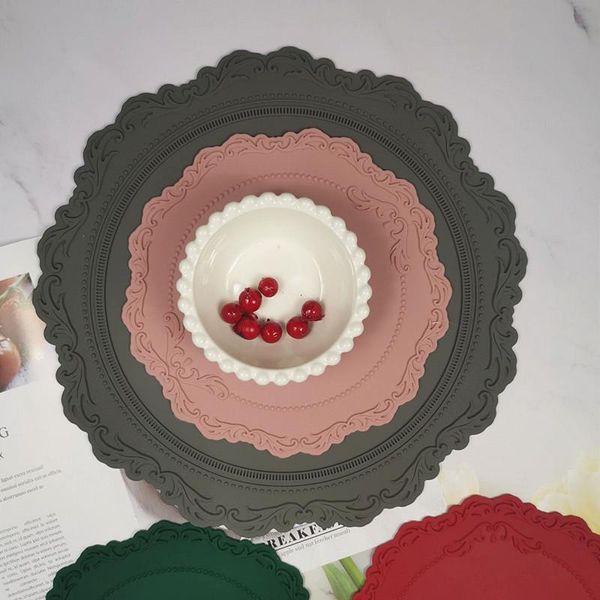 mats & pads silicone table mat for dining coasters round lace shape place insulation pad po frame decoration wedding
mats & pads silicone table mat for dining coasters round lace shape place insulation pad po frame decoration wedding