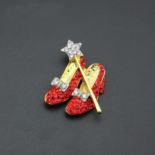10 20 50 pcs /100 pcs/ whole lot gold plating red slippers oz wizard rhinestone jewelry brooch pin for woman, Gray
10 20 50 pcs /100 pcs/ whole lot gold plating red slippers oz wizard rhinestone jewelry brooch pin for woman, Gray