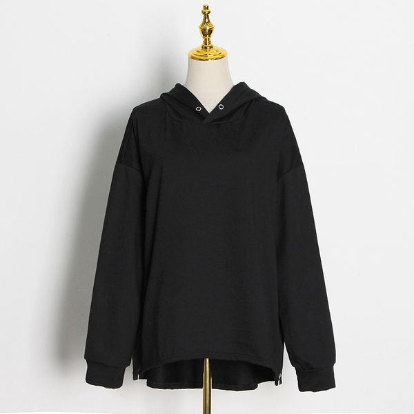 casual patchwork zipper black sweatshirt for women hooded collar long sleeve loose sweatshirts female fashionable
casual patchwork zipper black sweatshirt for women hooded collar long sleeve loose sweatshirts female fashionable