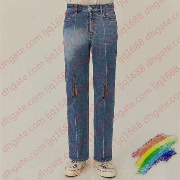 damage loose jeans men women streetwear denim pants trousers, Blue
damage loose jeans men women streetwear denim pants trousers, Blue