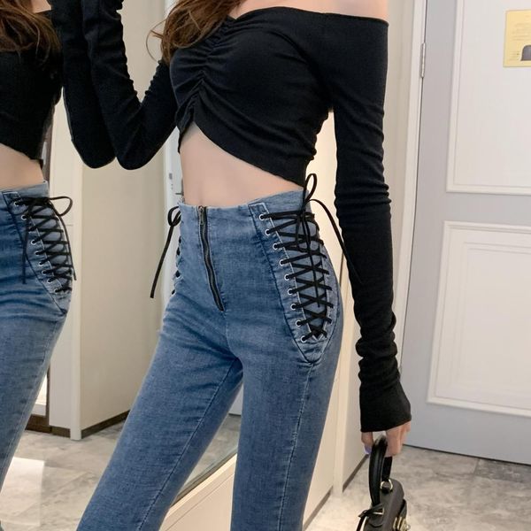 qnpqyx women high waist jeans woman black blue elastic skinny pencil pants female plus size zipper wash denim trousers girl
qnpqyx women high waist jeans woman black blue elastic skinny pencil pants female plus size zipper wash denim trousers girl