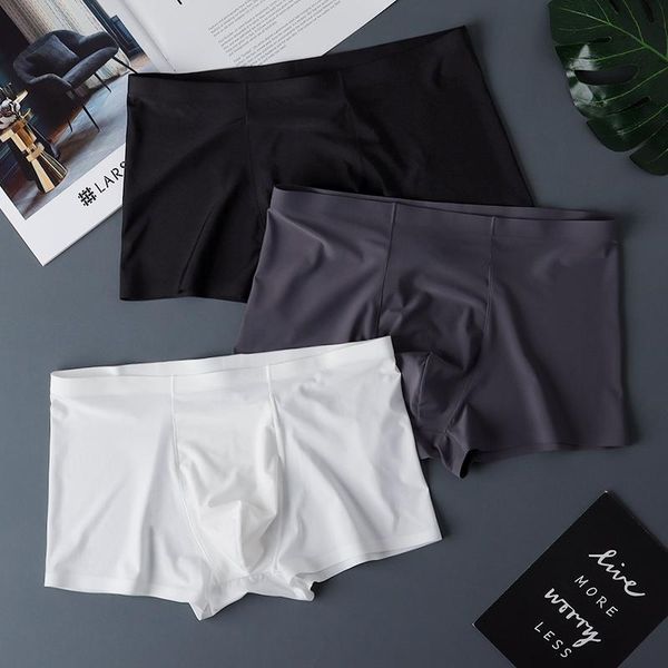 underpants men's boxers silk underwear ice thin pants business breathable comfortable trousers boxer shorts summer, Black;white
underpants men's boxers silk underwear ice thin pants business breathable comfortable trousers boxer shorts summer, Black;white