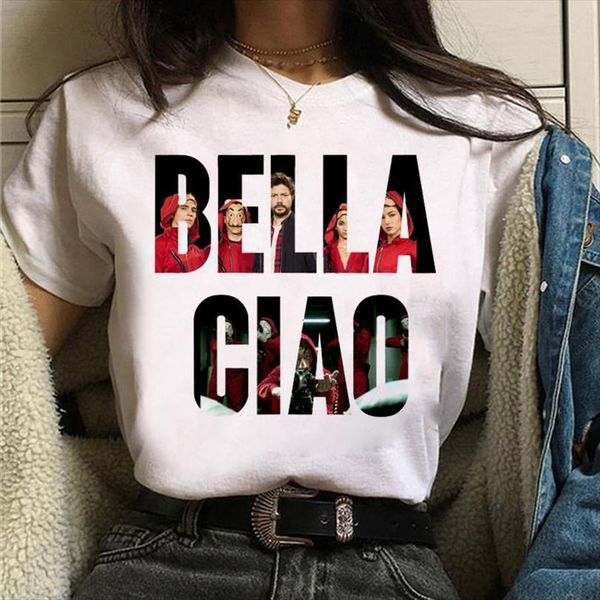 la casa de papel men money heist tee tv series short sleeve house of paper funny female, White;black
la casa de papel men money heist tee tv series short sleeve house of paper funny female, White;black