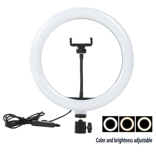ring light illuminator selfie ring led, usb dimmable and brightness adjustable with tripod make-up live video p studio
ring light illuminator selfie ring led, usb dimmable and brightness adjustable with tripod make-up live video p studio
