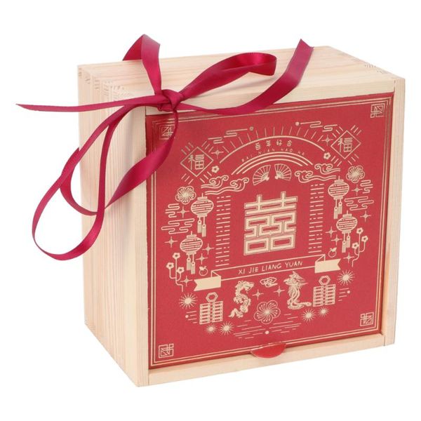 1set wedding gifts box archaic style candy box delicate storage case (red) 
1set wedding gifts box archaic style candy box delicate storage case (red)