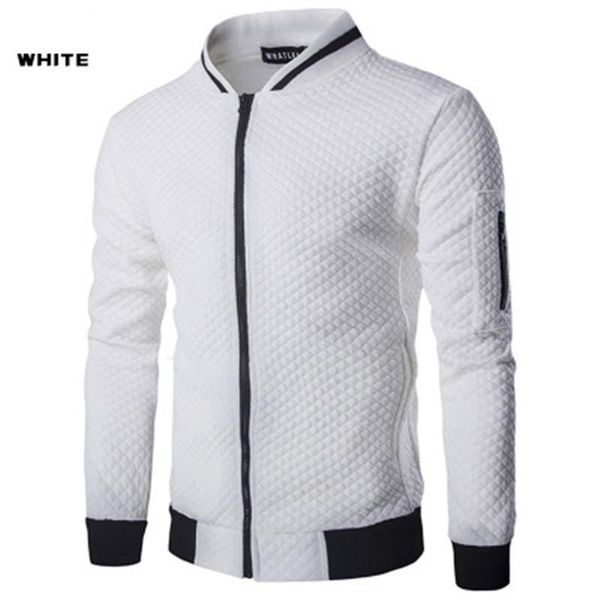 men lattice rhombus hoodies fashion trend long sleeve sports cardigan zipper baseball collar sweatshirts male spring new slim casual hoodies, Black
men lattice rhombus hoodies fashion trend long sleeve sports cardigan zipper baseball collar sweatshirts male spring new slim casual hoodies, Black