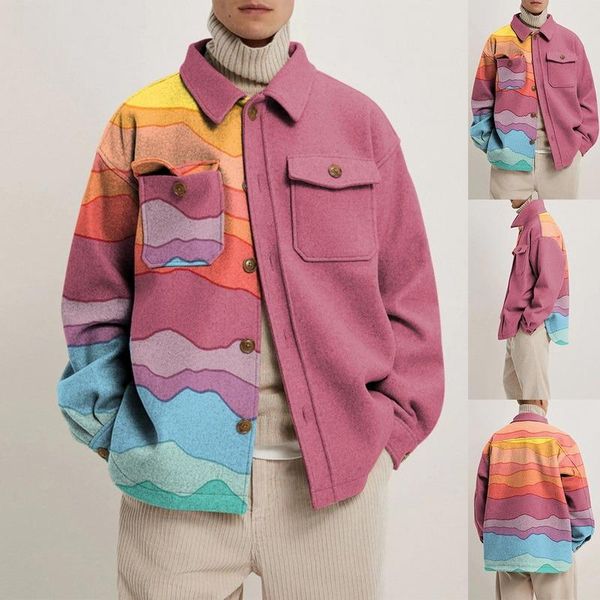 men's jackets solid oversized korean style men casual loose coats 2021 autumn fashion outerwear printing, Black;brown
men's jackets solid oversized korean style men casual loose coats 2021 autumn fashion outerwear printing, Black;brown