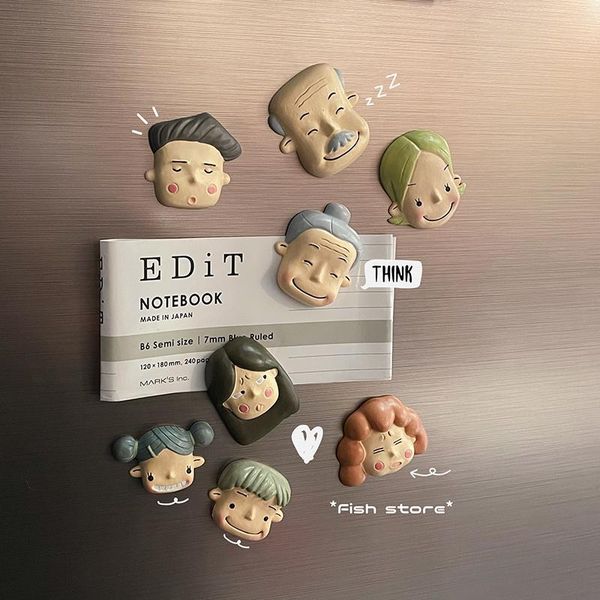 fridge magnets happy family creative resin refrigerator magnet big head decoration stickers
fridge magnets happy family creative resin refrigerator magnet big head decoration stickers