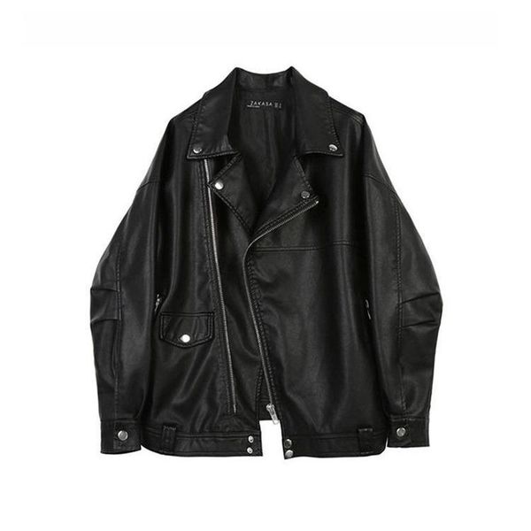 women's leather & faux autumn winter coat women loose vintage short outerwear motorcycle biker zipper black pu jacket female jackets
women's leather & faux autumn winter coat women loose vintage short outerwear motorcycle biker zipper black pu jacket female jackets