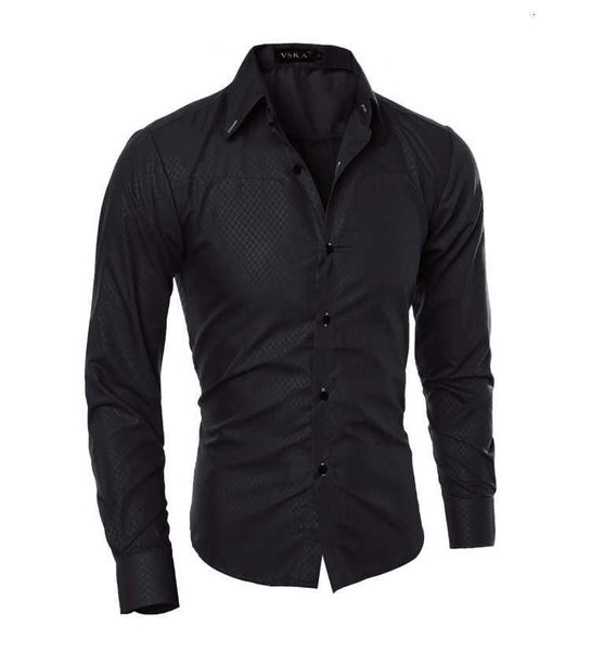 men's dress shirts camisa masculina 5xl casual slim fit mens chemise homme men shirt solid mesh heren hemden hombre vestir 06xv, White;black
men's dress shirts camisa masculina 5xl casual slim fit mens chemise homme men shirt solid mesh heren hemden hombre vestir 06xv, White;black