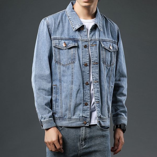 new cotton denim male lapel single jeans fine autumn jacket fit quality of men jackets a0ny, Black;brown
new cotton denim male lapel single jeans fine autumn jacket fit quality of men jackets a0ny, Black;brown