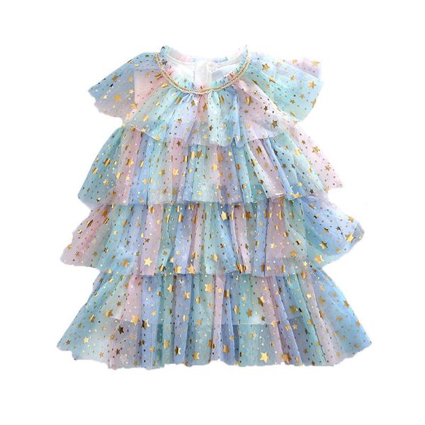 girl's dresses 2t-8t toddler kids baby girl summer dress sleeveless rainbow star tulle tiered party princess baby's casual clothin, Red;yellow
girl's dresses 2t-8t toddler kids baby girl summer dress sleeveless rainbow star tulle tiered party princess baby's casual clothin, Red;yellow