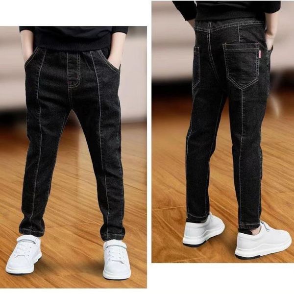 d boy's pants children's jeans boy's pants single pants plush autumn winter 2020 korean version high elastic slim feet, Blue
d boy's pants children's jeans boy's pants single pants plush autumn winter 2020 korean version high elastic slim feet, Blue