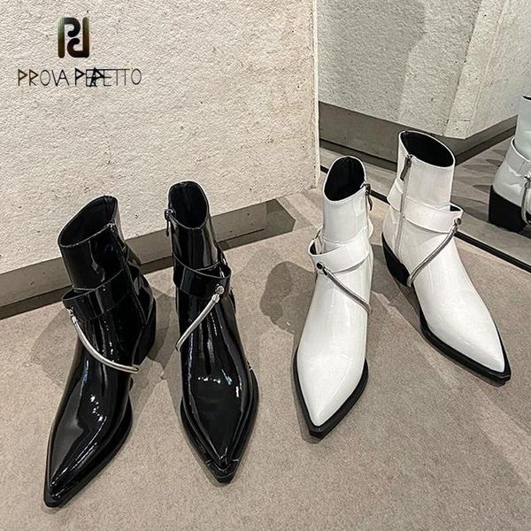 boots 2021 autumn winter low-heeled square heel fashion patent leather white short women's belt buckle, Black 
boots 2021 autumn winter low-heeled square heel fashion patent leather white short women's belt buckle, Black