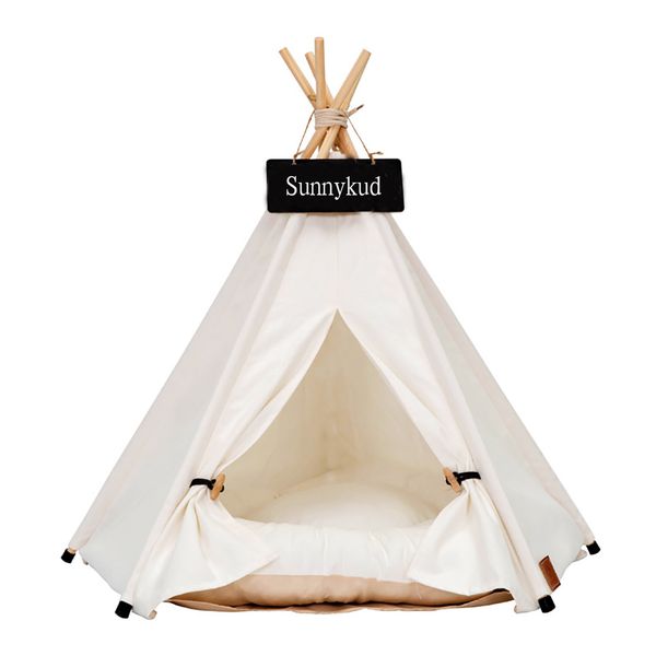 pet tent house cat bed portable teepee with thick cushion and 6 colors available for dog puppy excursion outdoor indoor
pet tent house cat bed portable teepee with thick cushion and 6 colors available for dog puppy excursion outdoor indoor