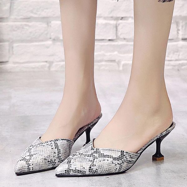 slippers slip on slipper women shoes fashion pointed toe casual high-heeled snakeskin #g2, Black
slippers slip on slipper women shoes fashion pointed toe casual high-heeled snakeskin #g2, Black