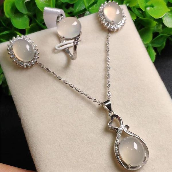 bracelet, earrings & necklace koraba 3pcs 925 sterling silver natural white jade gemstone pendant bracelet women jewelry set, Black
bracelet, earrings & necklace koraba 3pcs 925 sterling silver natural white jade gemstone pendant bracelet women jewelry set, Black