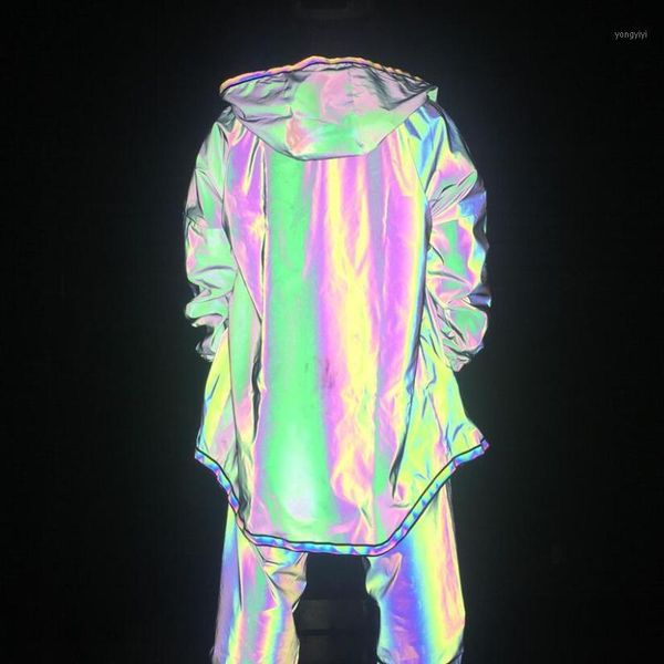 running jackets men colorful full reflective long hooded jacket street dance nightclub shiny dazzle outdoor leisure windbreaker coat1, Black;red
running jackets men colorful full reflective long hooded jacket street dance nightclub shiny dazzle outdoor leisure windbreaker coat1, Black;red