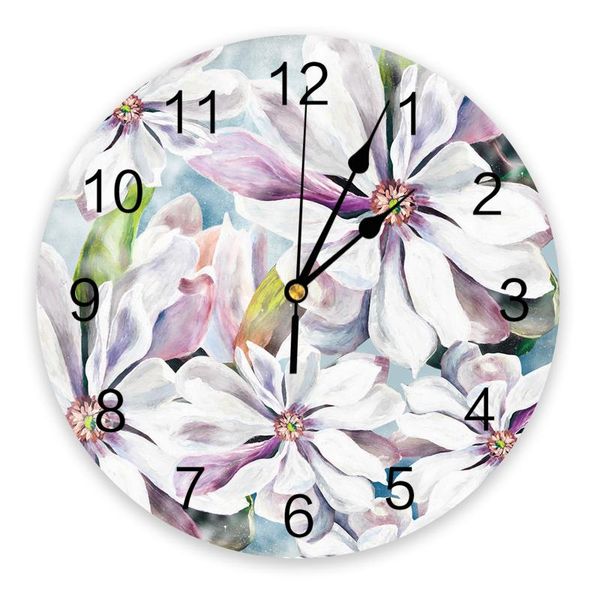 oil painting white magnolia flower wall clock home decor bedroom silent oclock watch wall digital clock modern design
oil painting white magnolia flower wall clock home decor bedroom silent oclock watch wall digital clock modern design