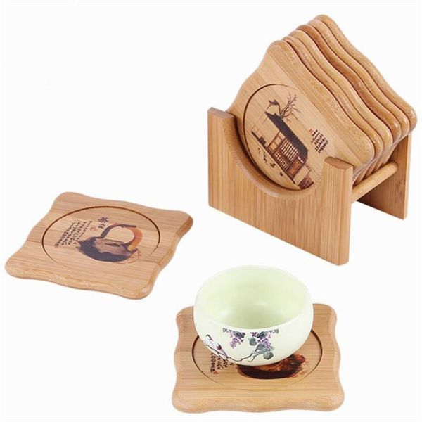 mats & pads 6pcs/set creative bamboo tea anti-skid ceremony heat insulation mat glass cup tableware tray holder table decor
mats & pads 6pcs/set creative bamboo tea anti-skid ceremony heat insulation mat glass cup tableware tray holder table decor