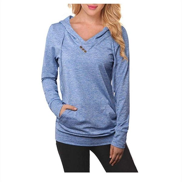women's hoodies & sweatshirts drawstring sweatshirt women v-neck pullover solid color loose hooded plus size long sleeve casual, Black
women's hoodies & sweatshirts drawstring sweatshirt women v-neck pullover solid color loose hooded plus size long sleeve casual, Black