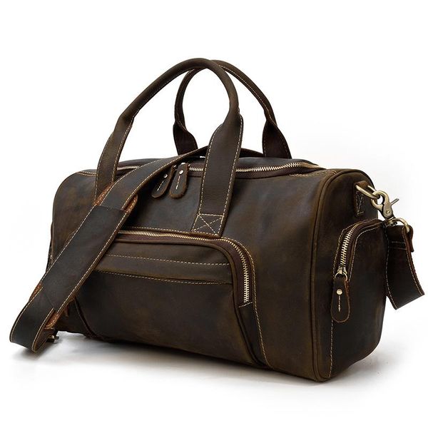 duffel bags genuine leather men's travel bag vintage crazy horse male business office handbag big capacity luggage
duffel bags genuine leather men's travel bag vintage crazy horse male business office handbag big capacity luggage