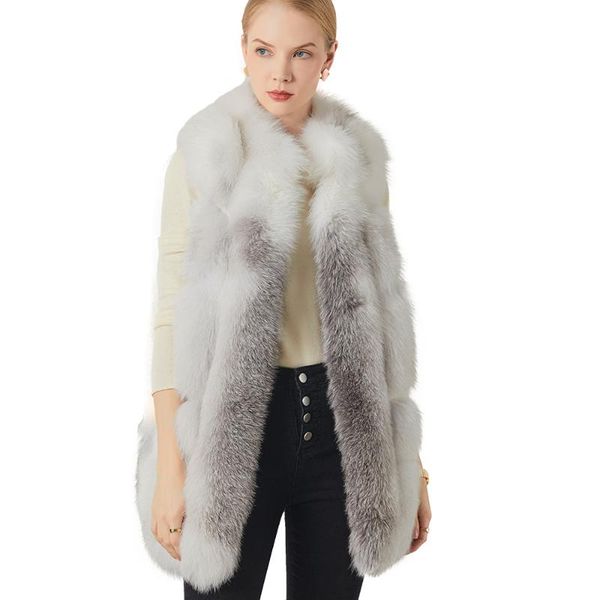 women's fur & faux white gilet women factory direct design mixed color female vest wholesale winter fuzzy real with pocket, Black
women's fur & faux white gilet women factory direct design mixed color female vest wholesale winter fuzzy real with pocket, Black