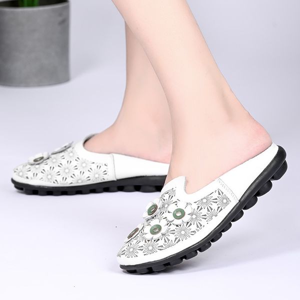 luxury slippers summer and autumn m's low flat bottom flower doudou single half slippers lefu large women's sho, Black
luxury slippers summer and autumn m's low flat bottom flower doudou single half slippers lefu large women's sho, Black