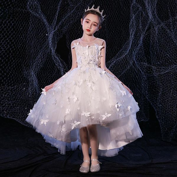 girl's dresses flower girl illusion o-neck sleeveless embroidery appliques princess knee-length tulle lace luxury kids party gown h651, Red;yellow
girl's dresses flower girl illusion o-neck sleeveless embroidery appliques princess knee-length tulle lace luxury kids party gown h651, Red;yellow