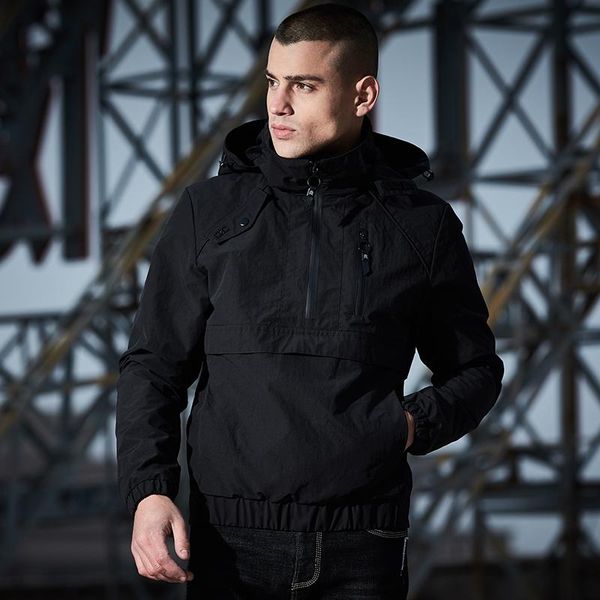 men's jackets 2021 thin hoodie jacket men windbreaker spring autumn mens hooded casual man male coat outwear s, Black;brown
men's jackets 2021 thin hoodie jacket men windbreaker spring autumn mens hooded casual man male coat outwear s, Black;brown