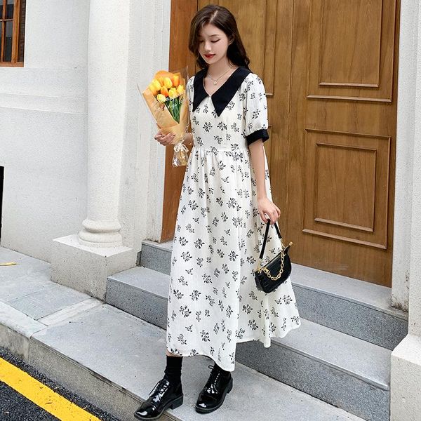maternity dresses 88058# dress summer cotton short sleeves loose stylish floral pregnant women mom, White
maternity dresses 88058# dress summer cotton short sleeves loose stylish floral pregnant women mom, White