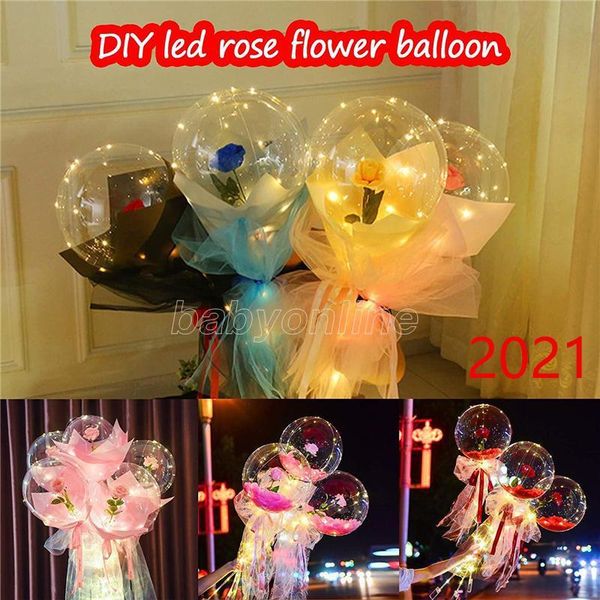 2021 valentines day led balloons light luminous bobo ball balloon flashing light rose bouquet lover gifts for birthday wedding party
2021 valentines day led balloons light luminous bobo ball balloon flashing light rose bouquet lover gifts for birthday wedding party