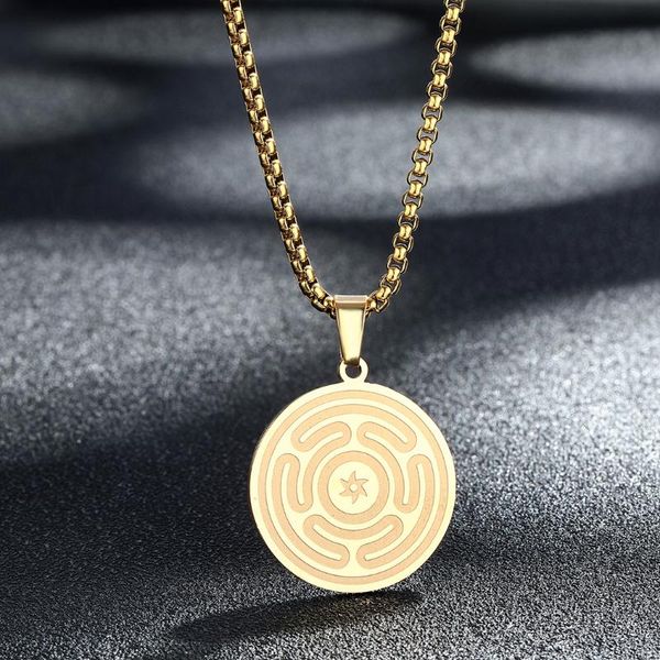 pendant necklaces dutrieux pewter wheel of hecate goddess symbol necklace hekate's magic strophalos necromancy chain, Silver
pendant necklaces dutrieux pewter wheel of hecate goddess symbol necklace hekate's magic strophalos necromancy chain, Silver