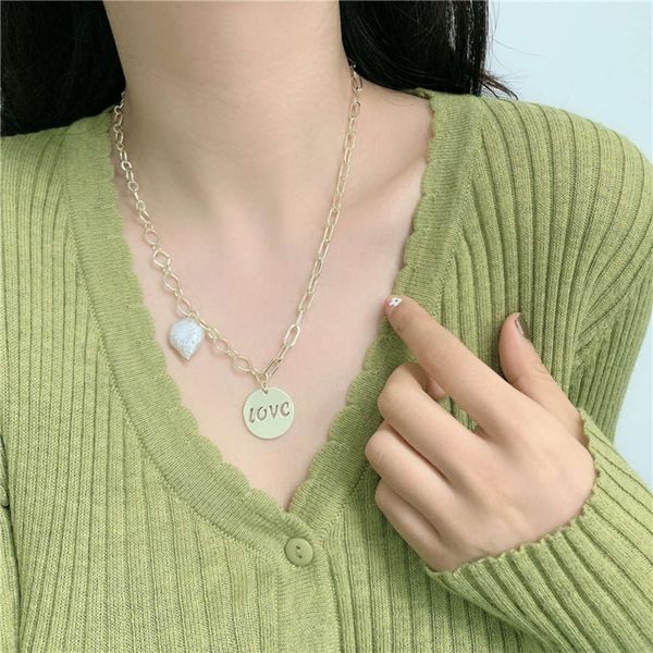 hbp 2021 new baroque freshwater pearl necklace letter hangtag pendant fashion long sweater neck chain female, Silver
hbp 2021 new baroque freshwater pearl necklace letter hangtag pendant fashion long sweater neck chain female, Silver