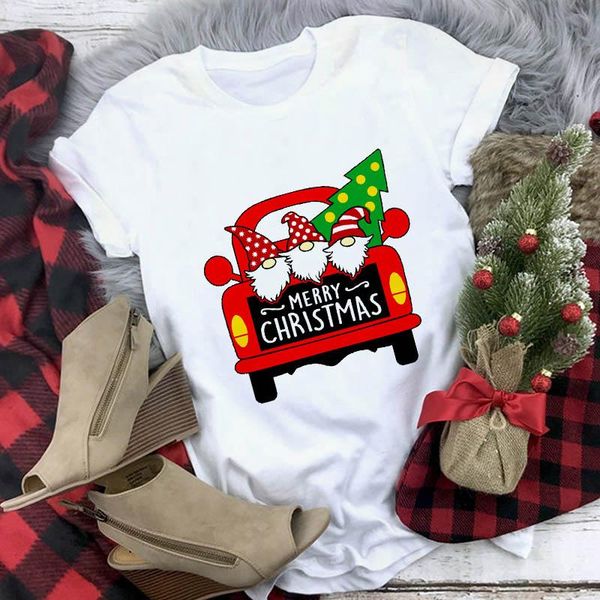 women's t-shirt santa claus printed t shirt women christmas casual short sleeve funny streetwear clothing aesthetic kawaii tshirt, White
women's t-shirt santa claus printed t shirt women christmas casual short sleeve funny streetwear clothing aesthetic kawaii tshirt, White