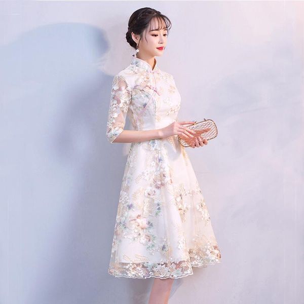 vintage chinese style wedding dress retro toast clothing mini gown marriage cheongsam qipao party evening dress vestidos clothes, Red
vintage chinese style wedding dress retro toast clothing mini gown marriage cheongsam qipao party evening dress vestidos clothes, Red