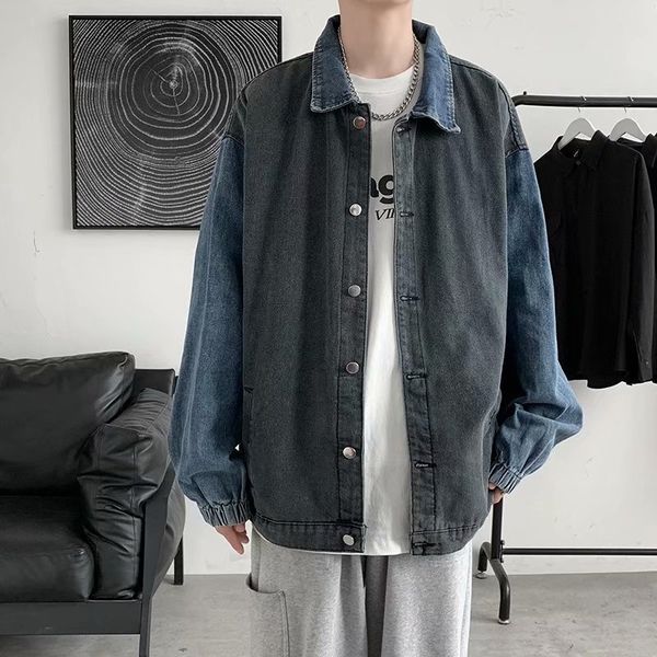 men's jackets cotton denim male jacket casual retro s streetwear loose hip-hop bomber outwear k9cl, Black;brown
men's jackets cotton denim male jacket casual retro s streetwear loose hip-hop bomber outwear k9cl, Black;brown