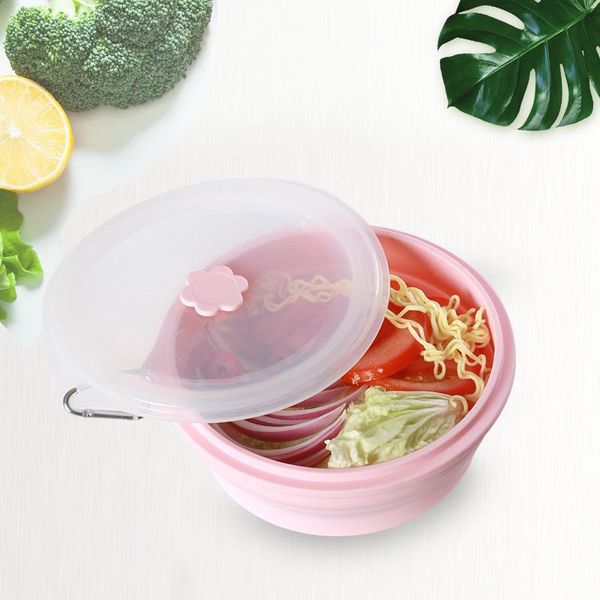 dinnerware sets 1pcs portable silicone folding bowl travel foldable salad with lid blue lunch box kitchen tools
dinnerware sets 1pcs portable silicone folding bowl travel foldable salad with lid blue lunch box kitchen tools