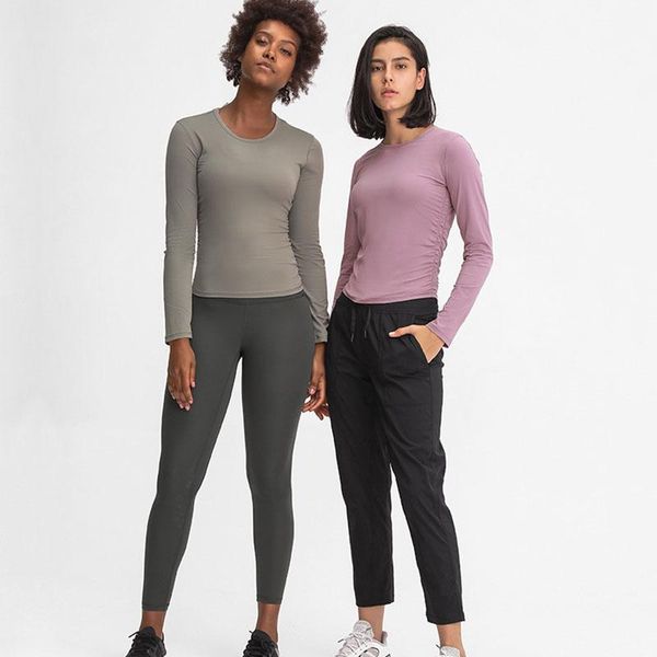 yoga outfit nylon women's t-shirt long sleeve workout stretch naked feeling running jacket sports clothing for fitness wear
yoga outfit nylon women's t-shirt long sleeve workout stretch naked feeling running jacket sports clothing for fitness wear