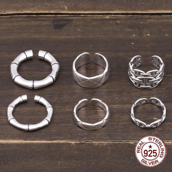 cluster rings s925 sterling silver ring bamboo pig nose opening fashion personality simple and versatile small fresh gift for lover, Golden;silver
cluster rings s925 sterling silver ring bamboo pig nose opening fashion personality simple and versatile small fresh gift for lover, Golden;silver