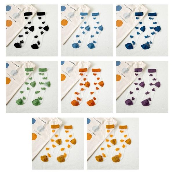 socks & hosiery q6pb women summer transparent glass fiber ankle sweet multicolor love heart pattern harajuku lolita mid tube, Black;white
socks & hosiery q6pb women summer transparent glass fiber ankle sweet multicolor love heart pattern harajuku lolita mid tube, Black;white